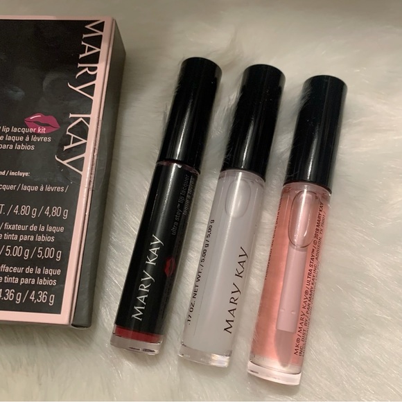 Mary Kay Ultra Stay Lip Lacquer Set (Sealer Eraser Lacquer) Plum Limited Edition - Picture 4 of 6